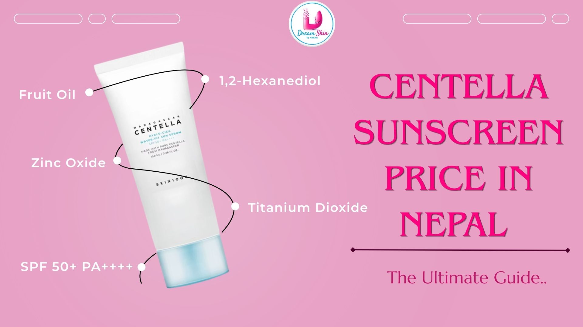 Centella Sunscreen Price in Nepal 2026 | Dream Skin Nepal
